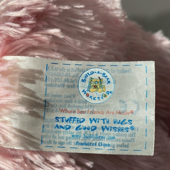 Build a Bear Sparkles Teddy 17" Plush Bear Pastel Pink Stuffed Animal Toy BAB - Picture 6 of 11